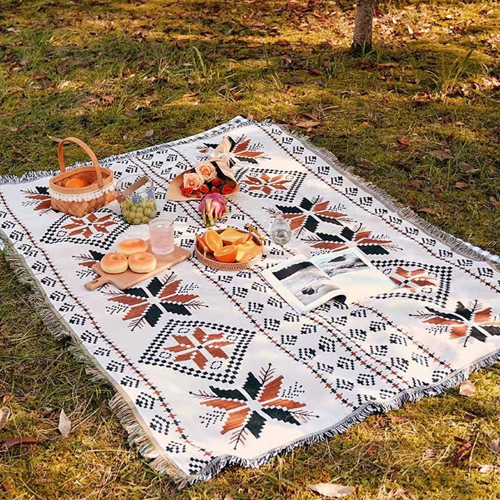 Boho Picknickdecke | Ein modisches Boho-Tuch für deine Outdoor-Aktivitäten