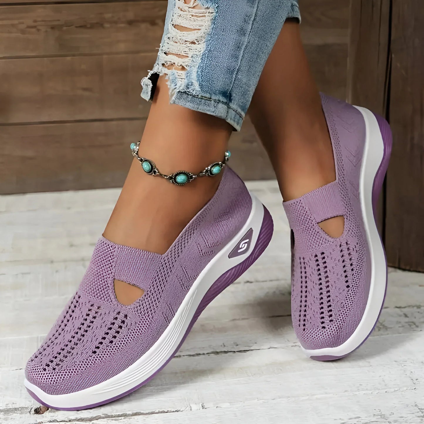 Brigitte | Women's Orthopädische Slip-On Sneakers für Komfort und Stil