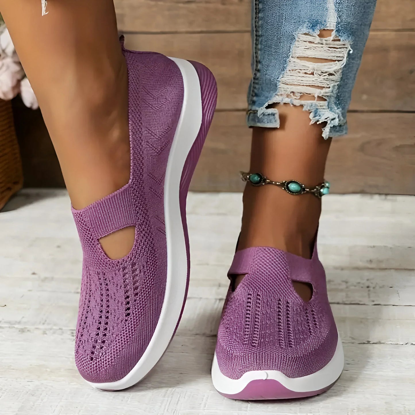 Brigitte | Women's Orthopädische Slip-On Sneakers für Komfort und Stil