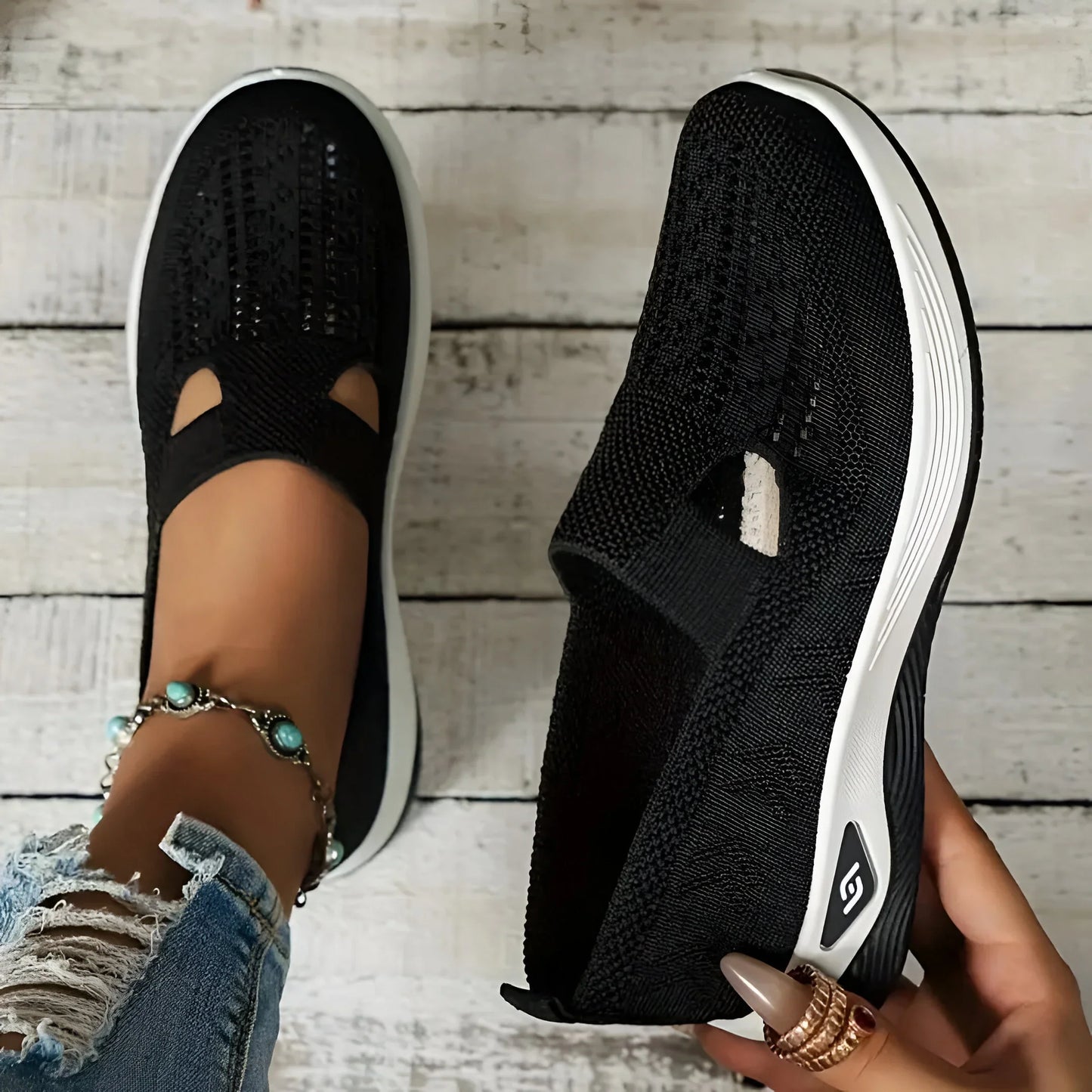 Brigitte | Women's Orthopädische Slip-On Sneakers für Komfort und Stil