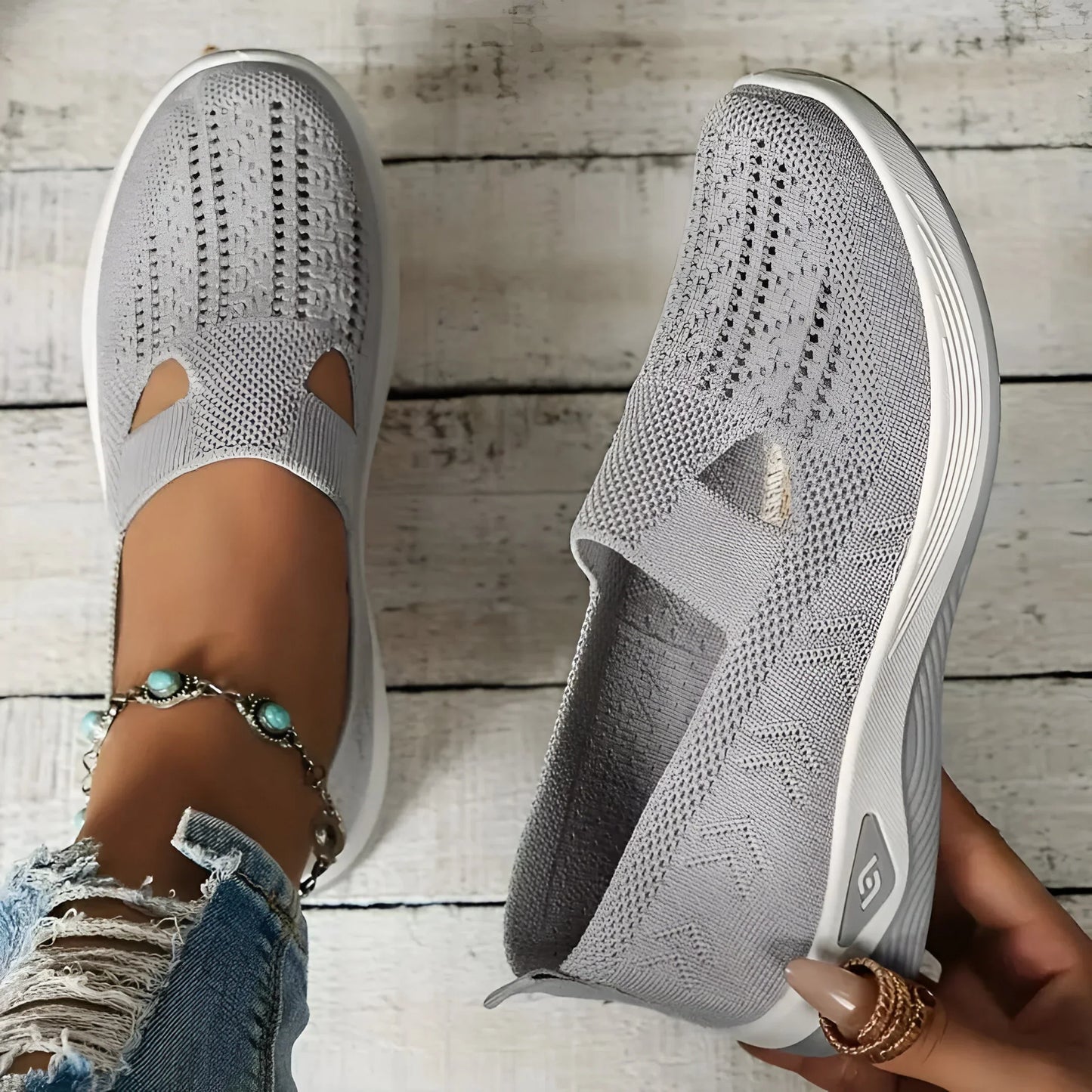 Brigitte | Women's Orthopädische Slip-On Sneakers für Komfort und Stil