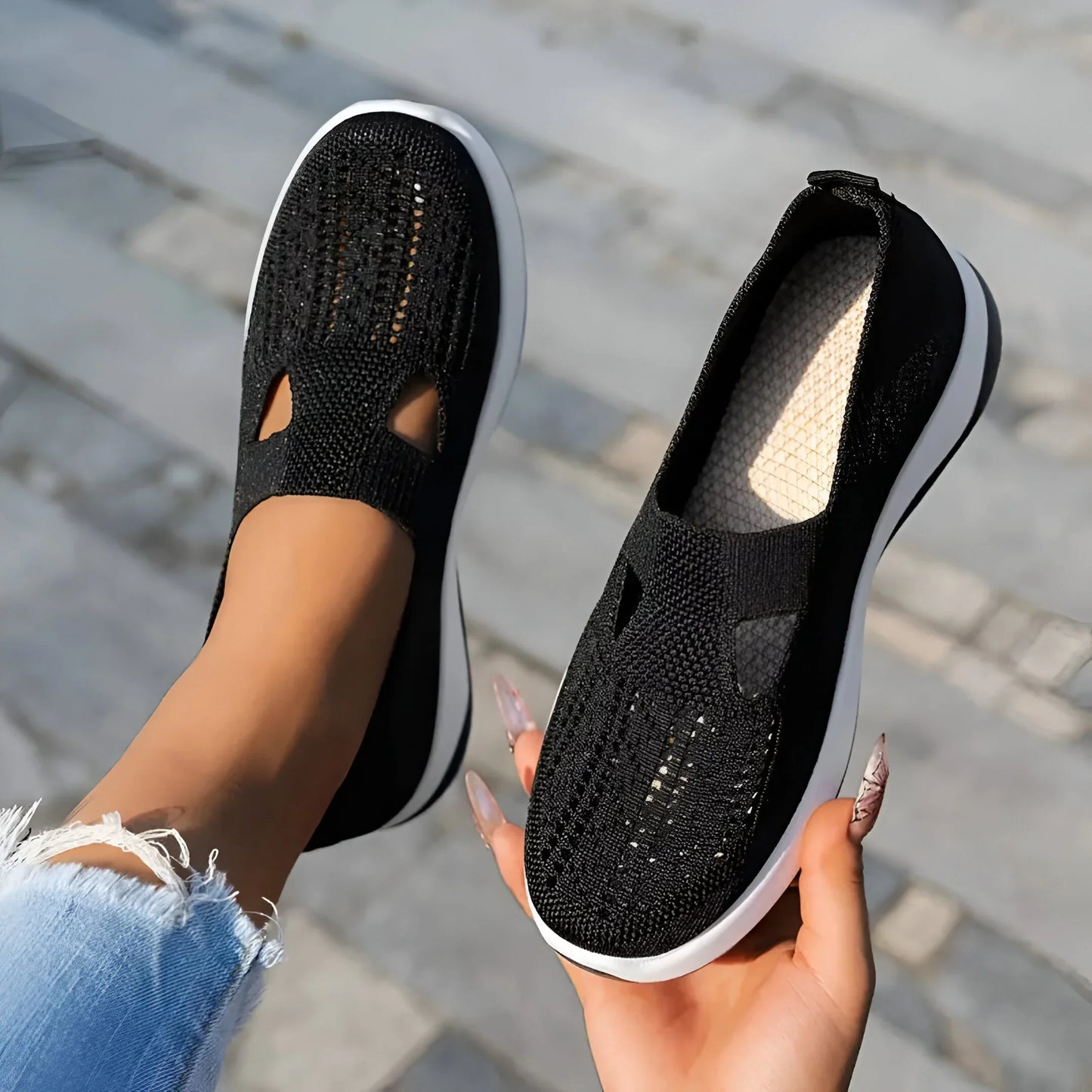Brigitte | Women's Orthopädische Slip-On Sneakers für Komfort und Stil