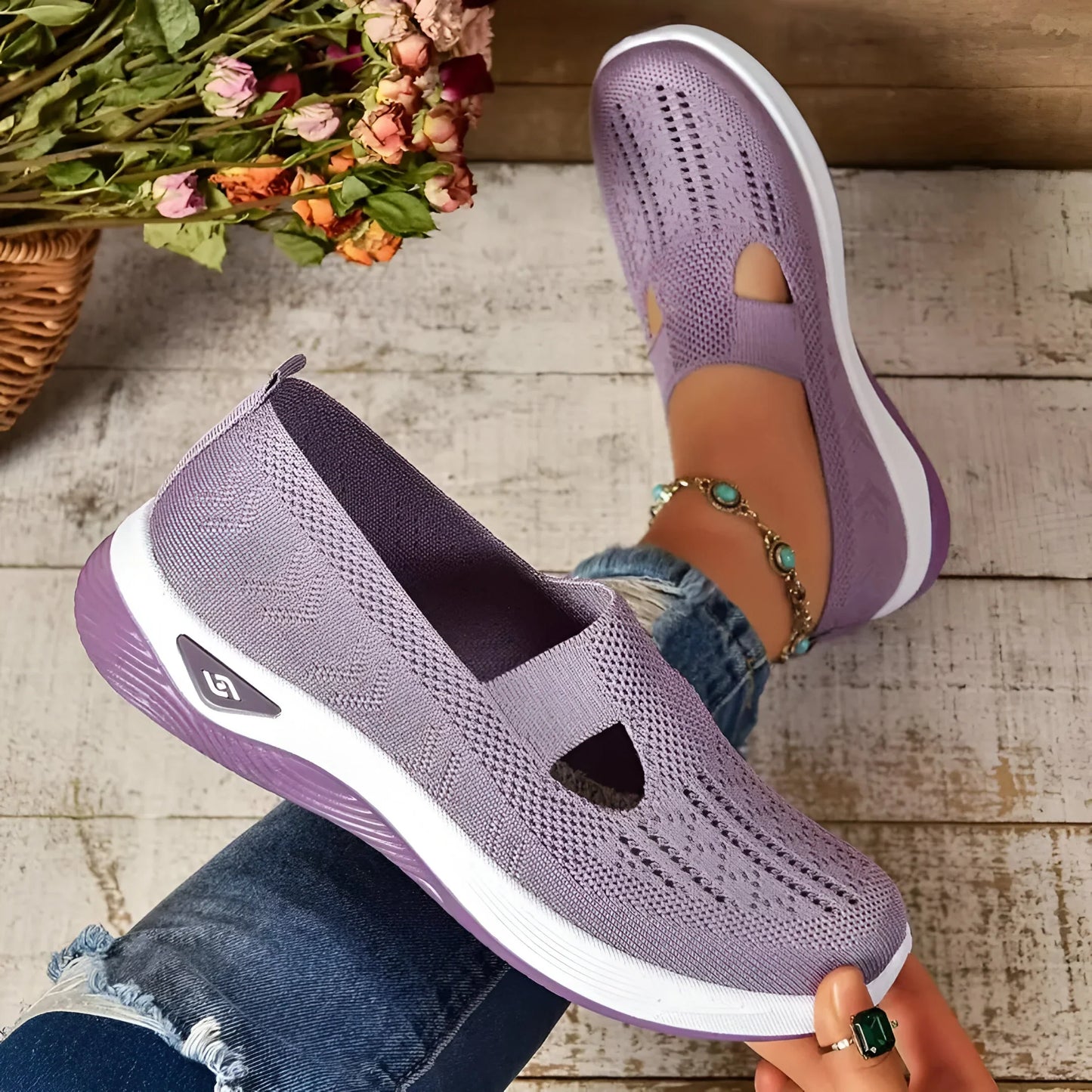 Brigitte | Women's Orthopädische Slip-On Sneakers für Komfort und Stil
