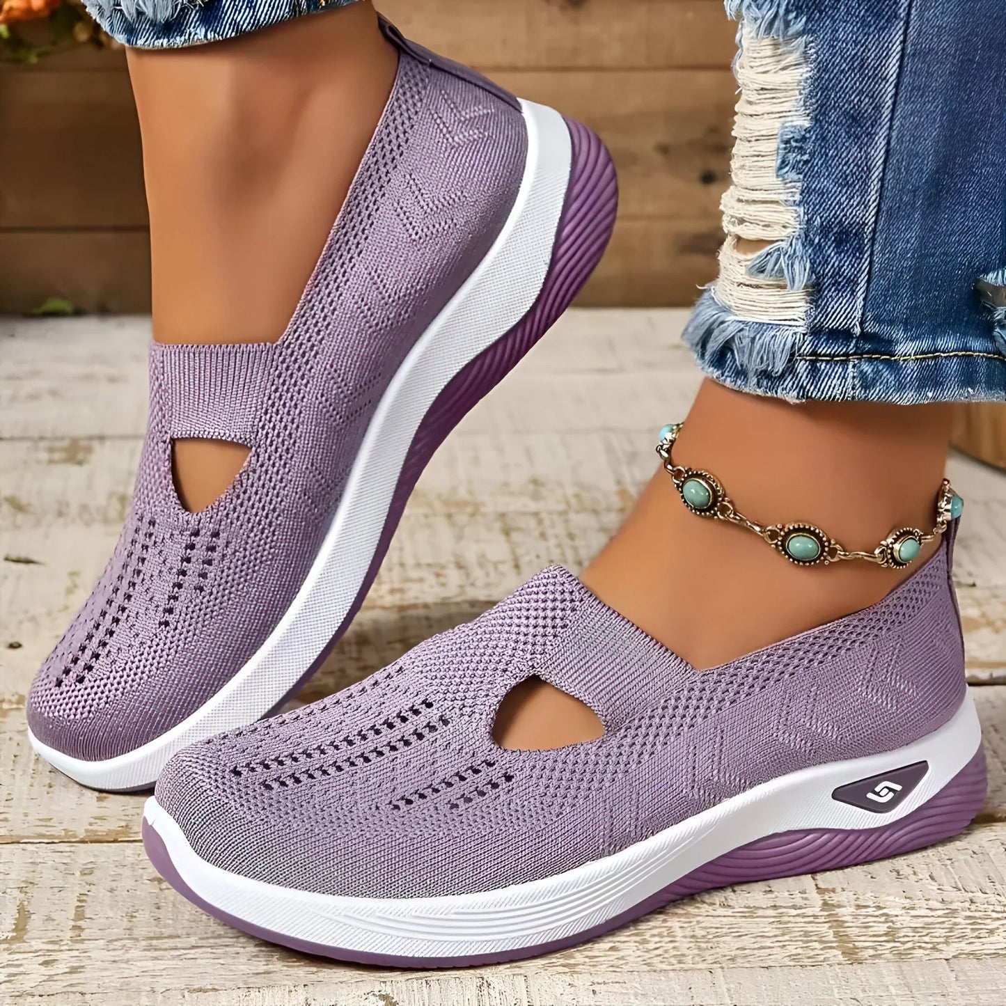Brigitte | Women's Orthopädische Slip-On Sneakers für Komfort und Stil