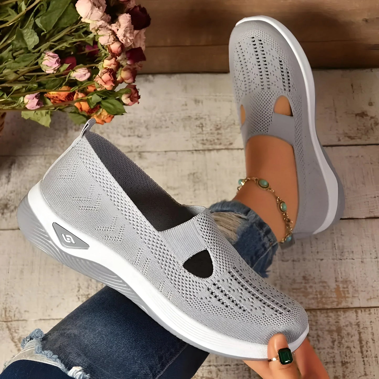 Brigitte | Women's Orthopädische Slip-On Sneakers für Komfort und Stil