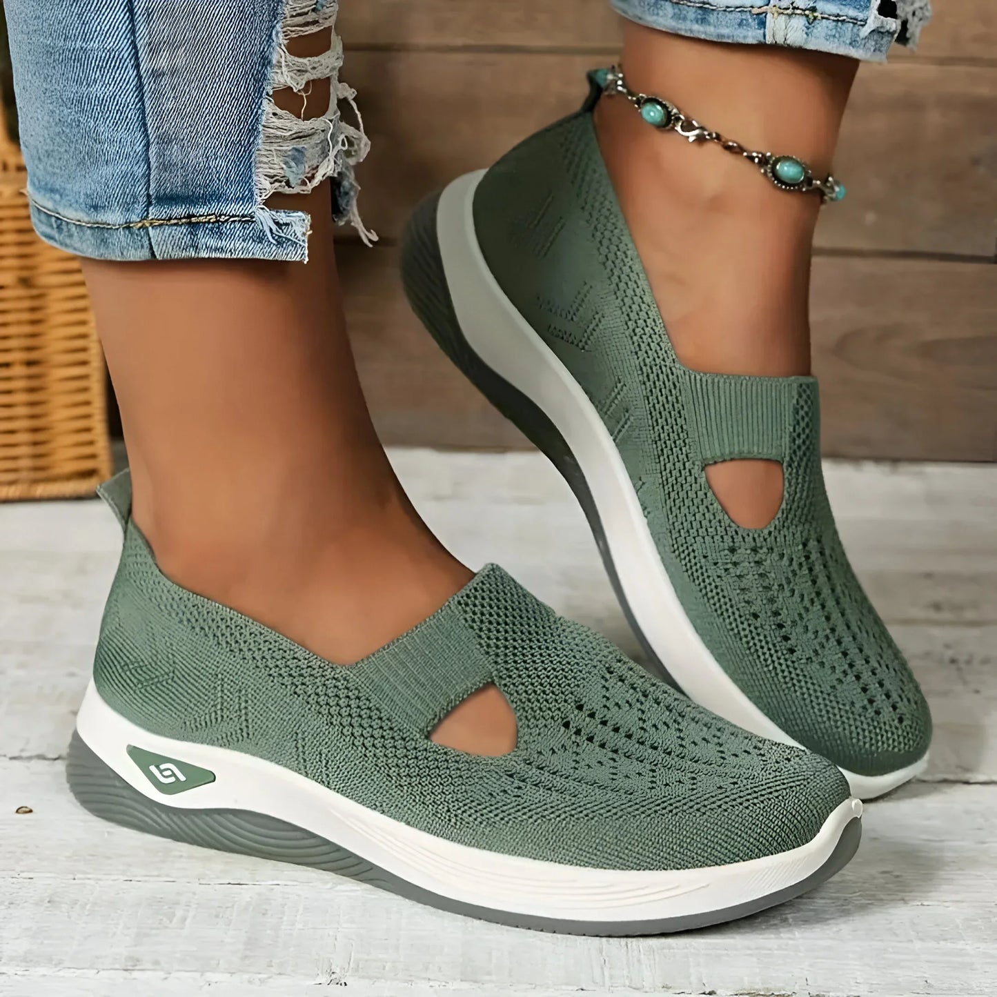 Brigitte | Women's Orthopädische Slip-On Sneakers für Komfort und Stil