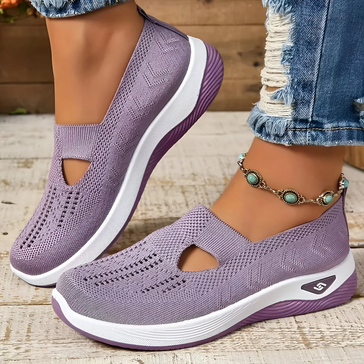 Brigitte | Women's Orthopädische Slip-On Sneakers für Komfort und Stil
