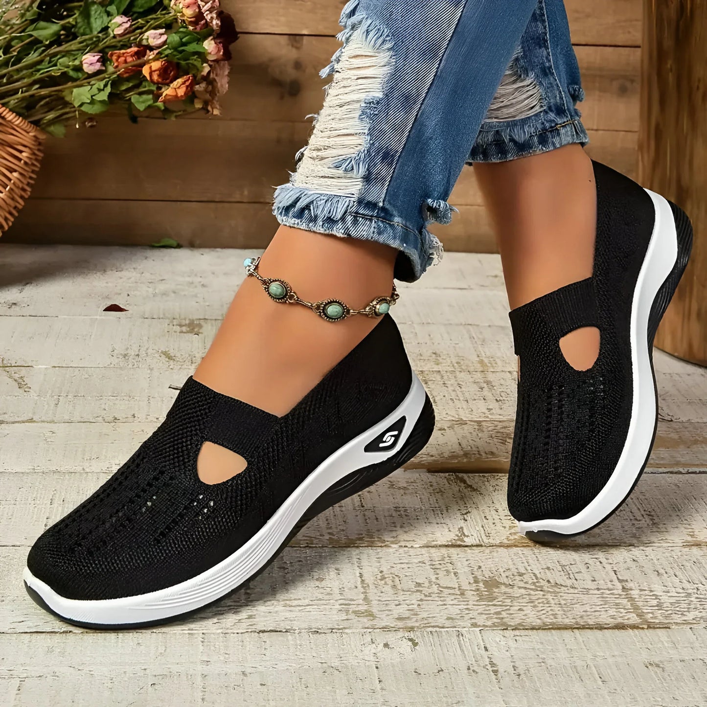 Brigitte | Women's Orthopädische Slip-On Sneakers für Komfort und Stil