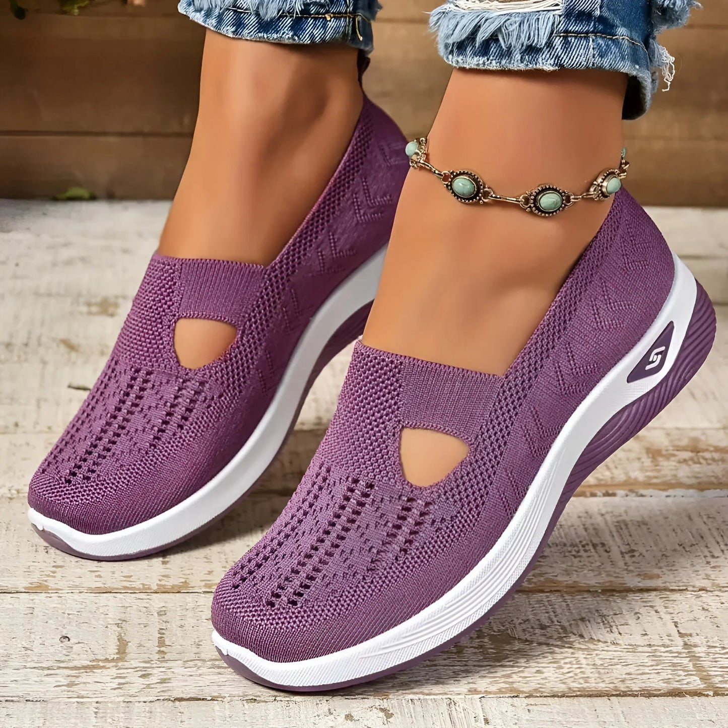 Brigitte | Women's Orthopädische Slip-On Sneakers für Komfort und Stil