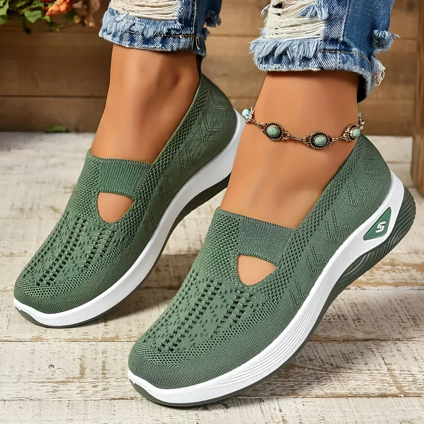 Brigitte | Women's Orthopädische Slip-On Sneakers für Komfort und Stil