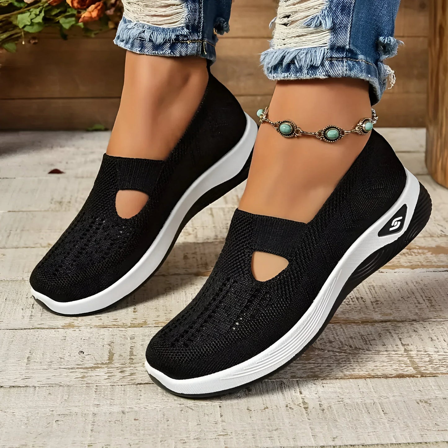 Brigitte | Women's Orthopädische Slip-On Sneakers für Komfort und Stil