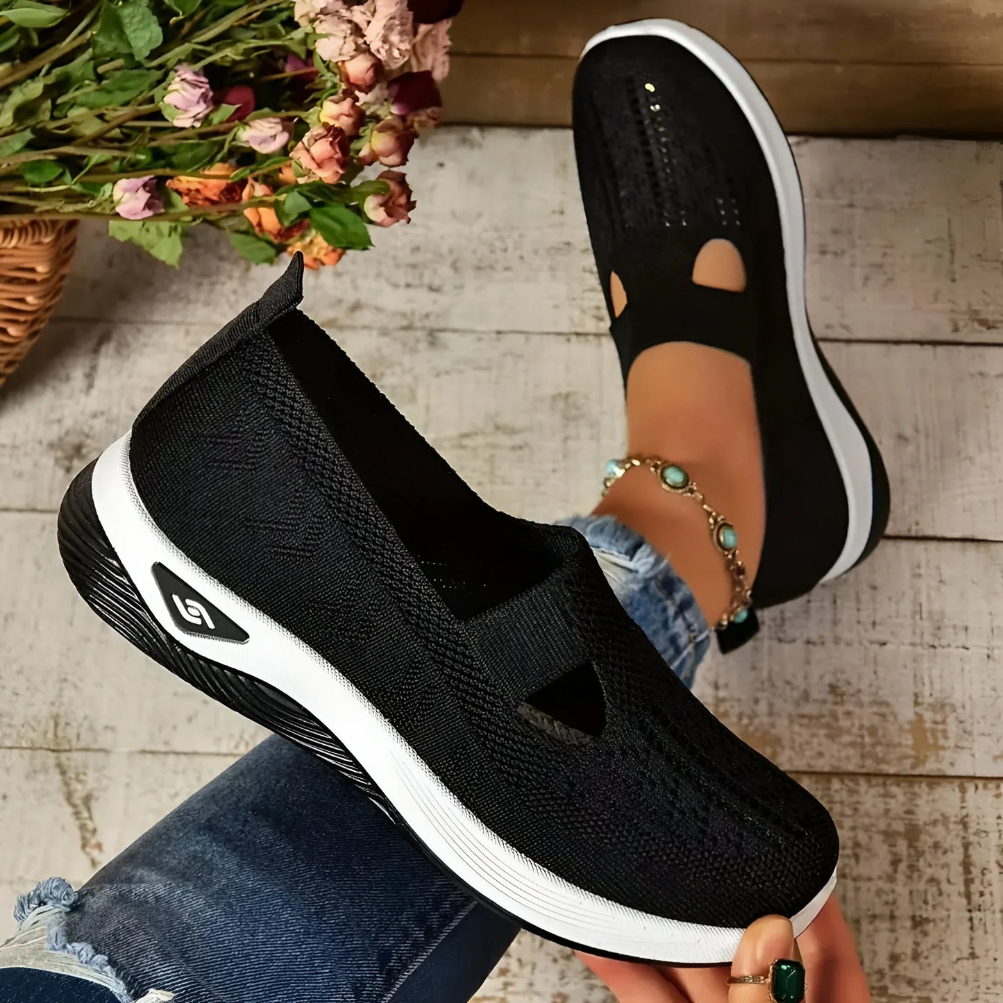 Brigitte | Women's Orthopädische Slip-On Sneakers für Komfort und Stil