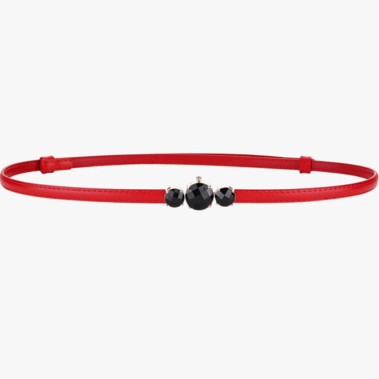 Caesy | Echtes Leder Slim Taillengürtel – Verstellbare Eleganz