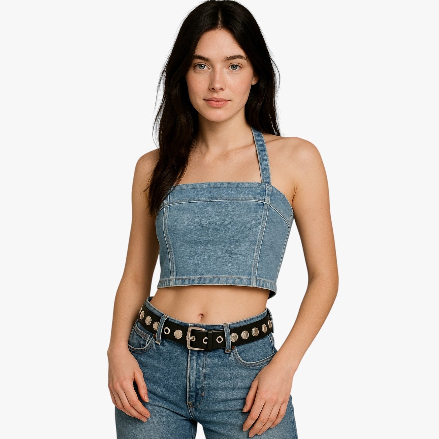 Belen | Punk-Lederarmband mit Schnallen Unisex