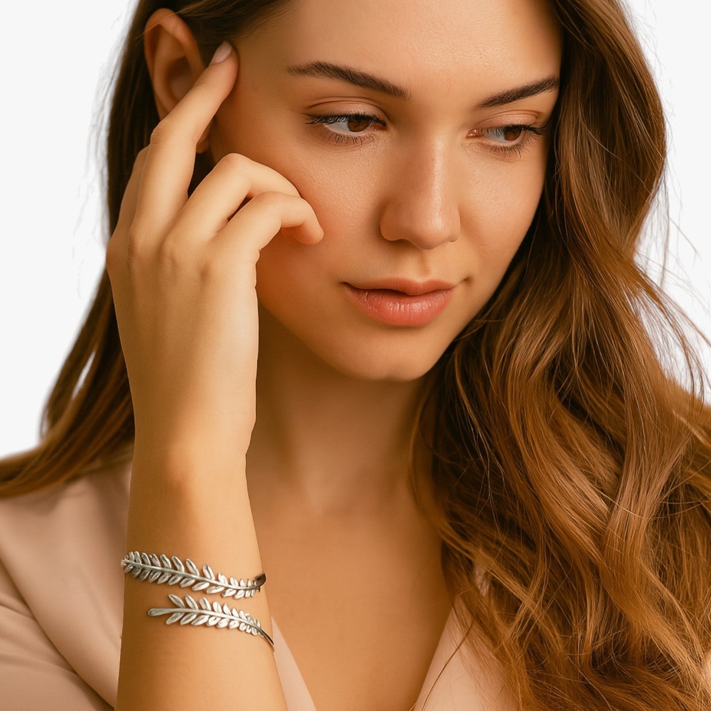 Adele | Gyldent Boho Armband mit Lorbeerblatt – Klassische Eleganz, die inspiriert