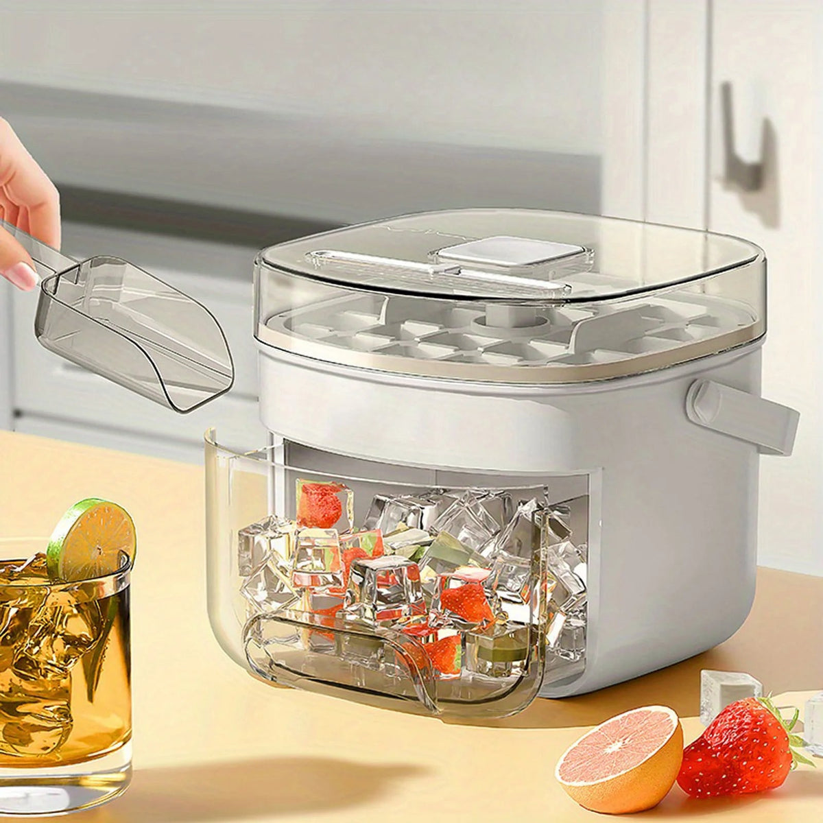 Eisform und Eiswürfelschalen mit großer Kapazität