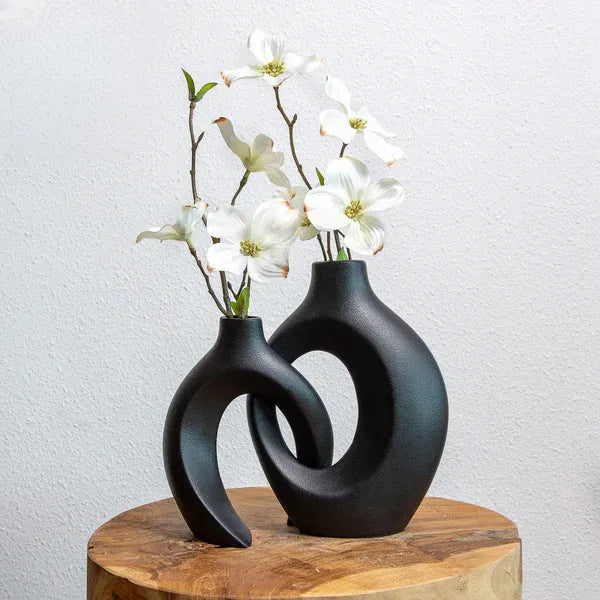 Gleora - Geflochtene Blumenvasen
