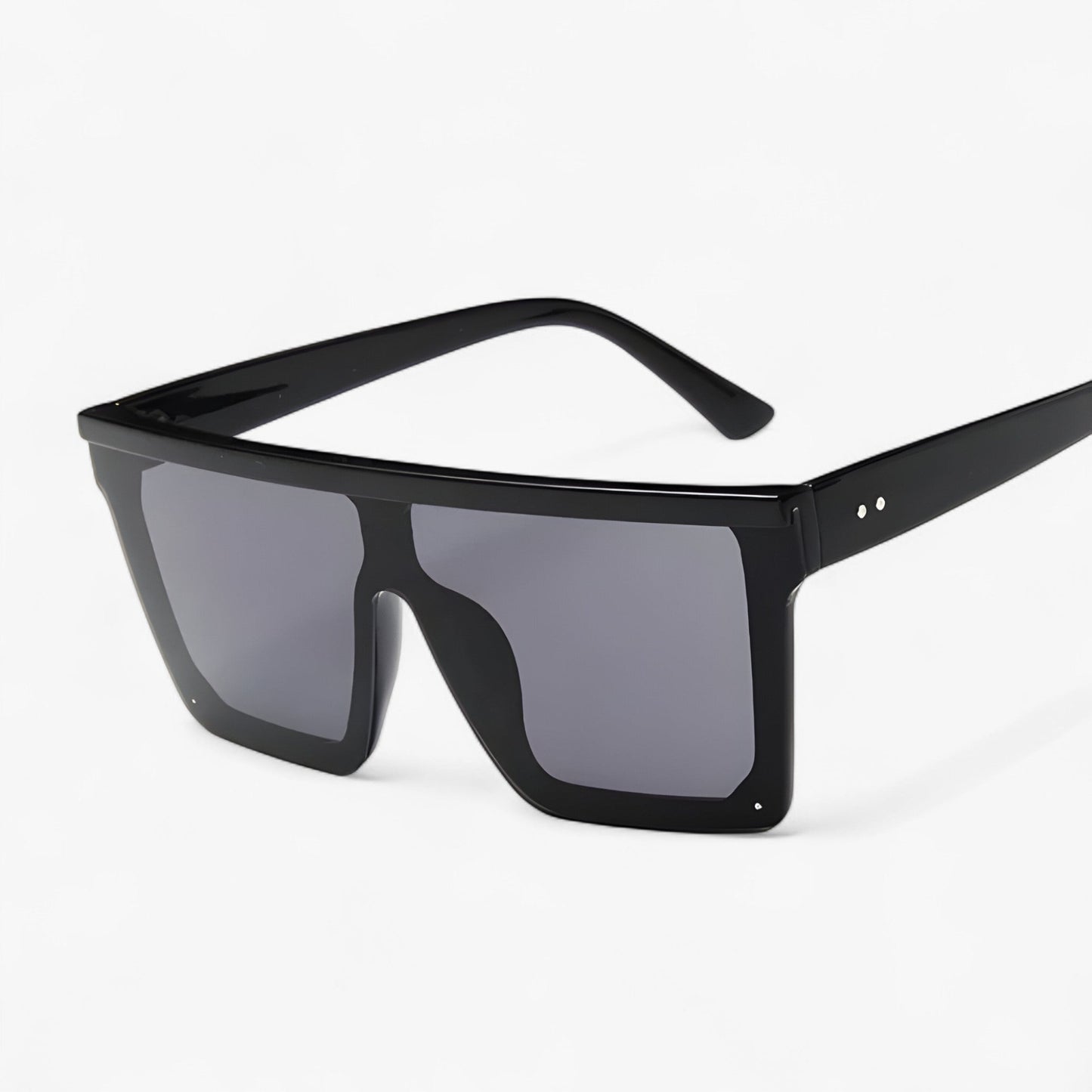 Adrian | Sorte retro oversized Sonnenbrille