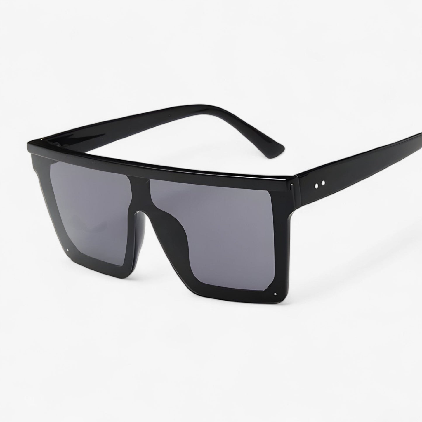 Adrian | Sorte retro oversized Sonnenbrille