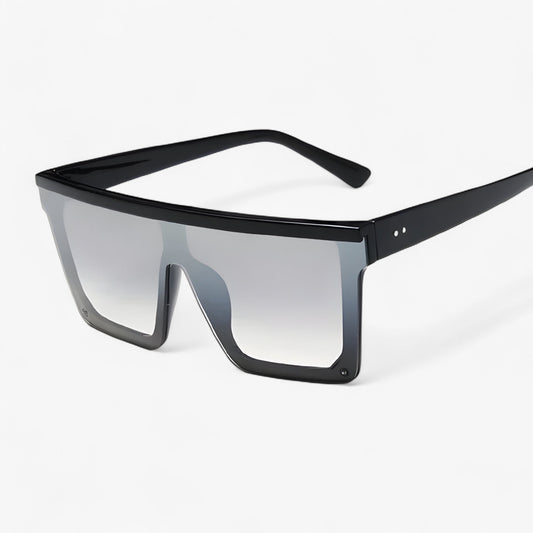 Adrian | Sorte retro oversized Sonnenbrille
