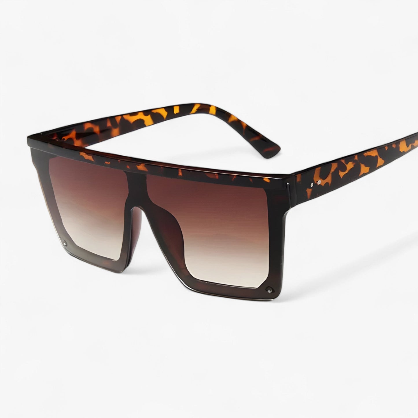 Adrian | Sorte retro oversized Sonnenbrille