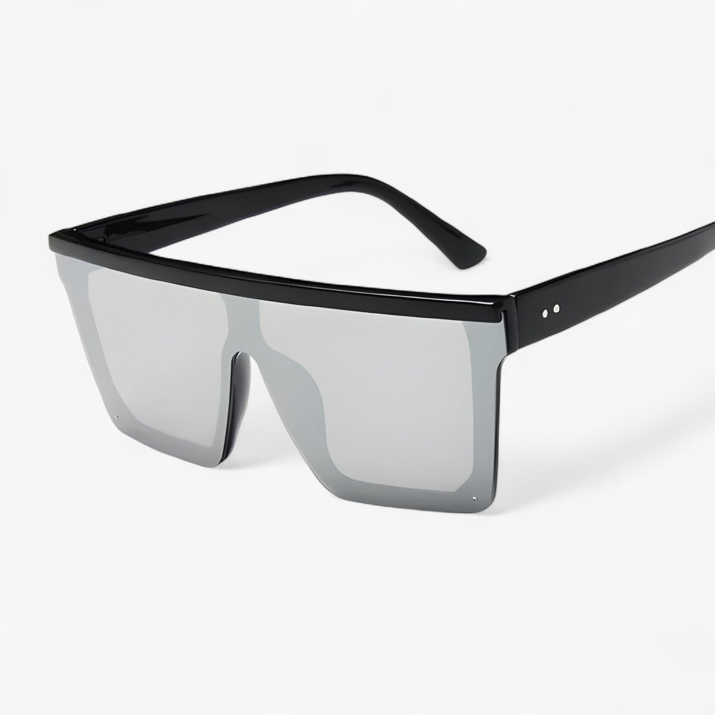 Adrian | Sorte retro oversized Sonnenbrille