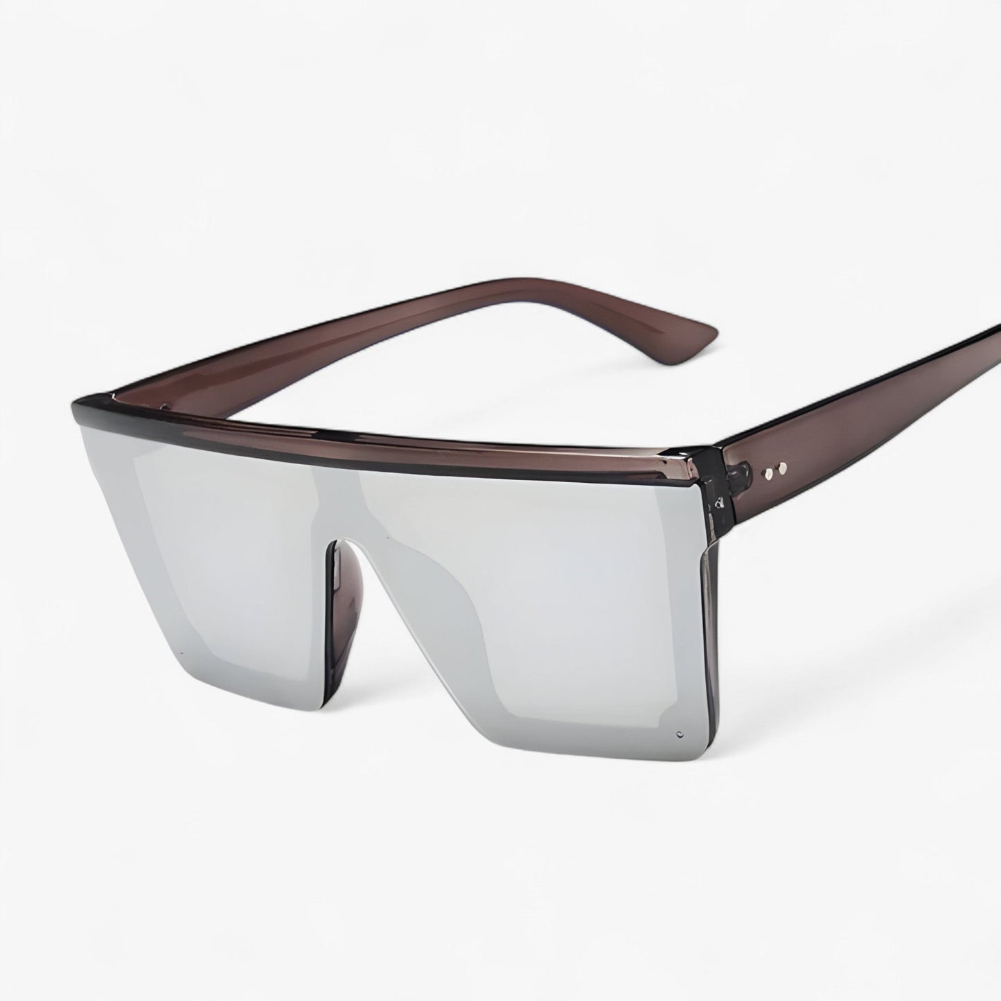 Adrian | Sorte retro oversized Sonnenbrille