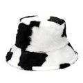 Jasmin - Winter Kuh Leopard Kunstfell Bucket Hat