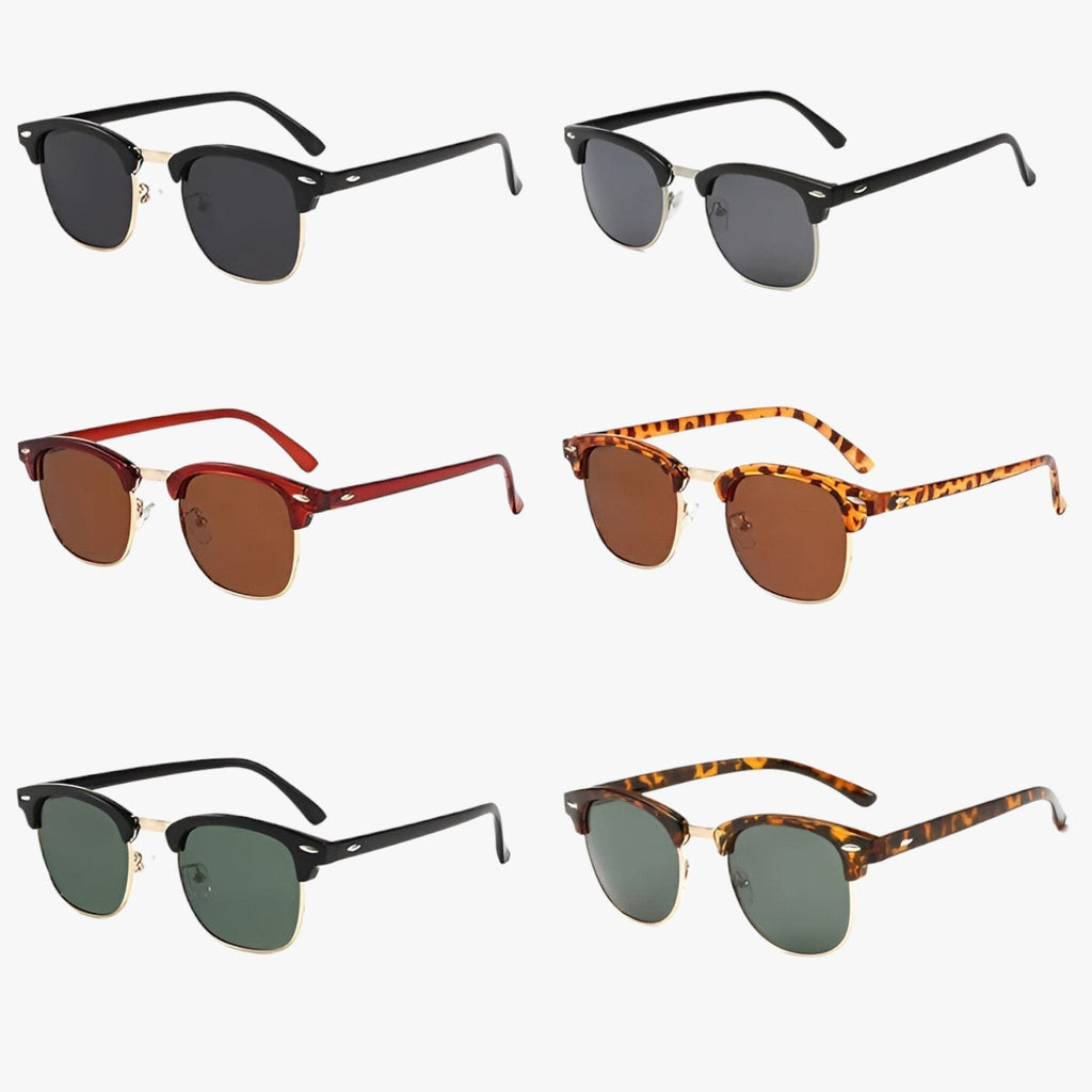 Jess | Transparente Retro-Sonnenbrille – Stil & scharfe Sicht