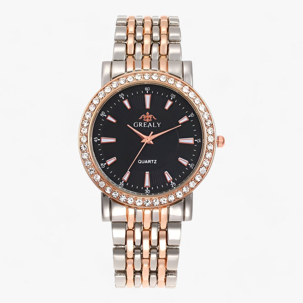 LUXE | Elegantes Quarzarmband aus Edelstahl - perfekte Symbiose aus Stil und Präzision
