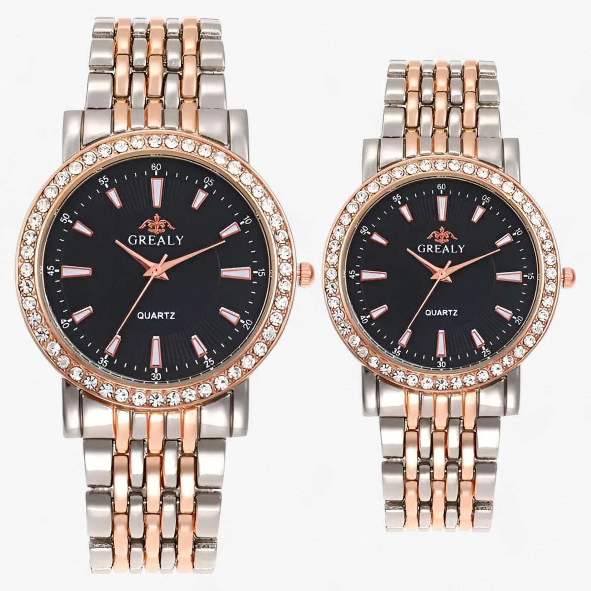 LUXE | Elegantes Quarzarmband aus Edelstahl - perfekte Symbiose aus Stil und Präzision