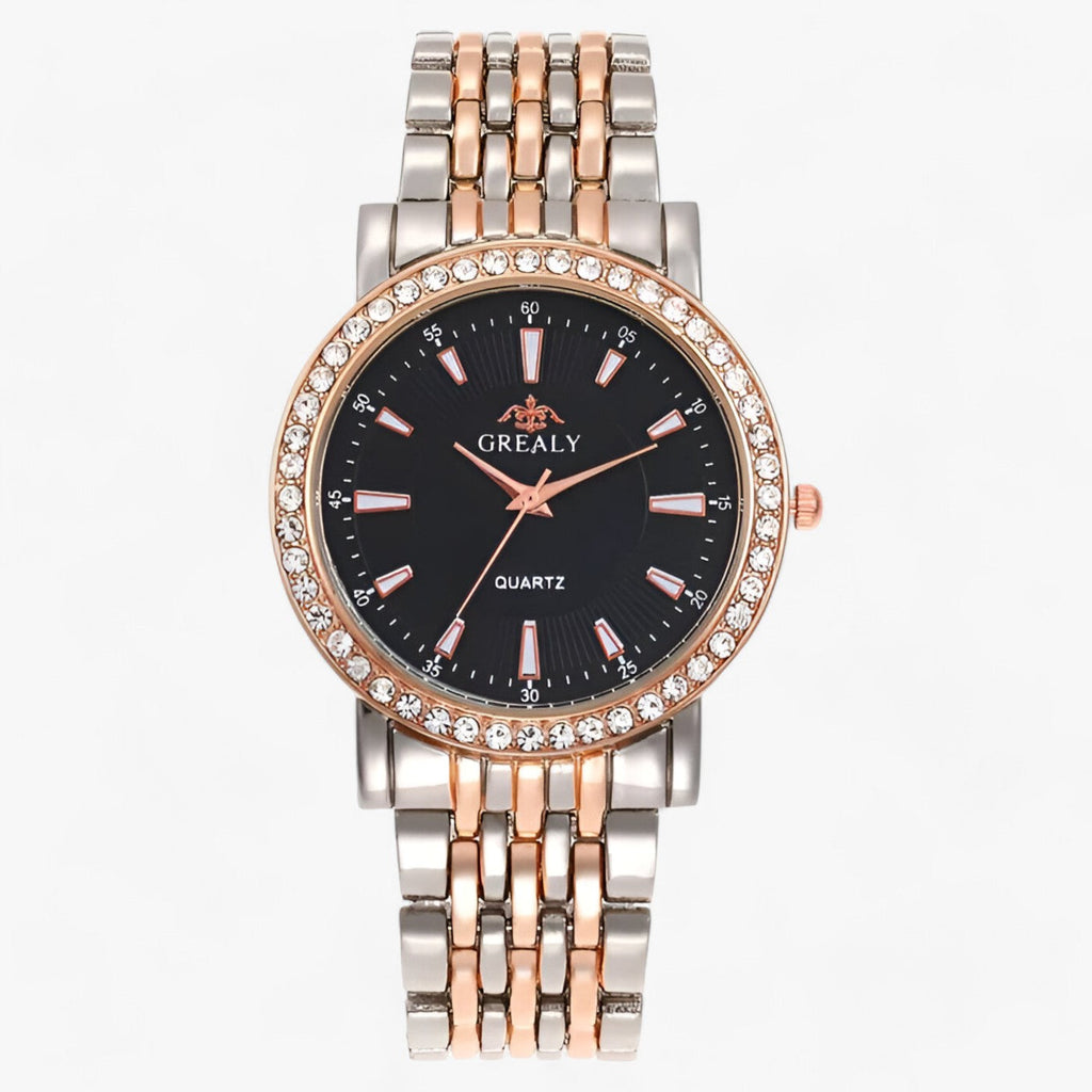 LUXE | Elegantes Quarzarmband aus Edelstahl - perfekte Symbiose aus Stil und Präzision
