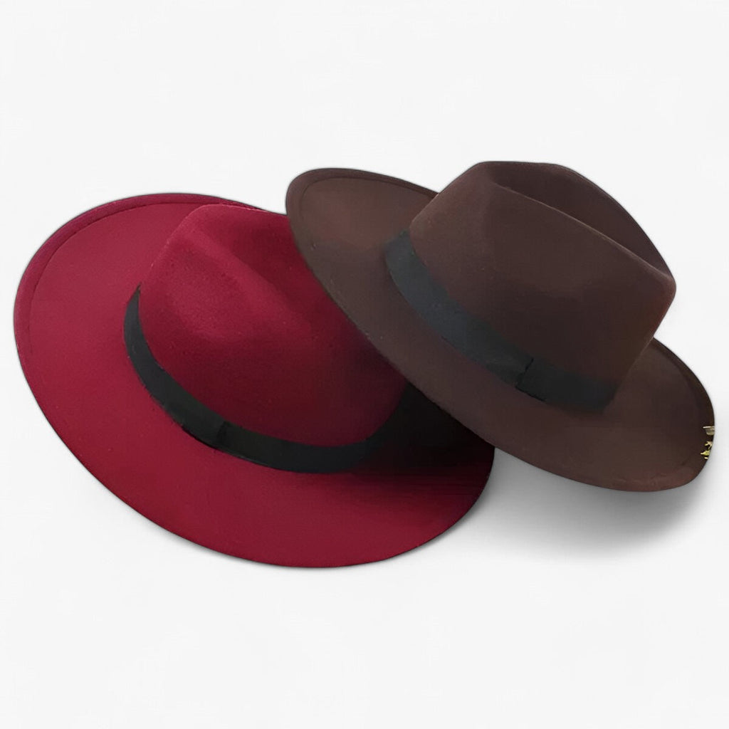 Lena | Woll-Fedora-Hut - Halte dich stilvoll warm