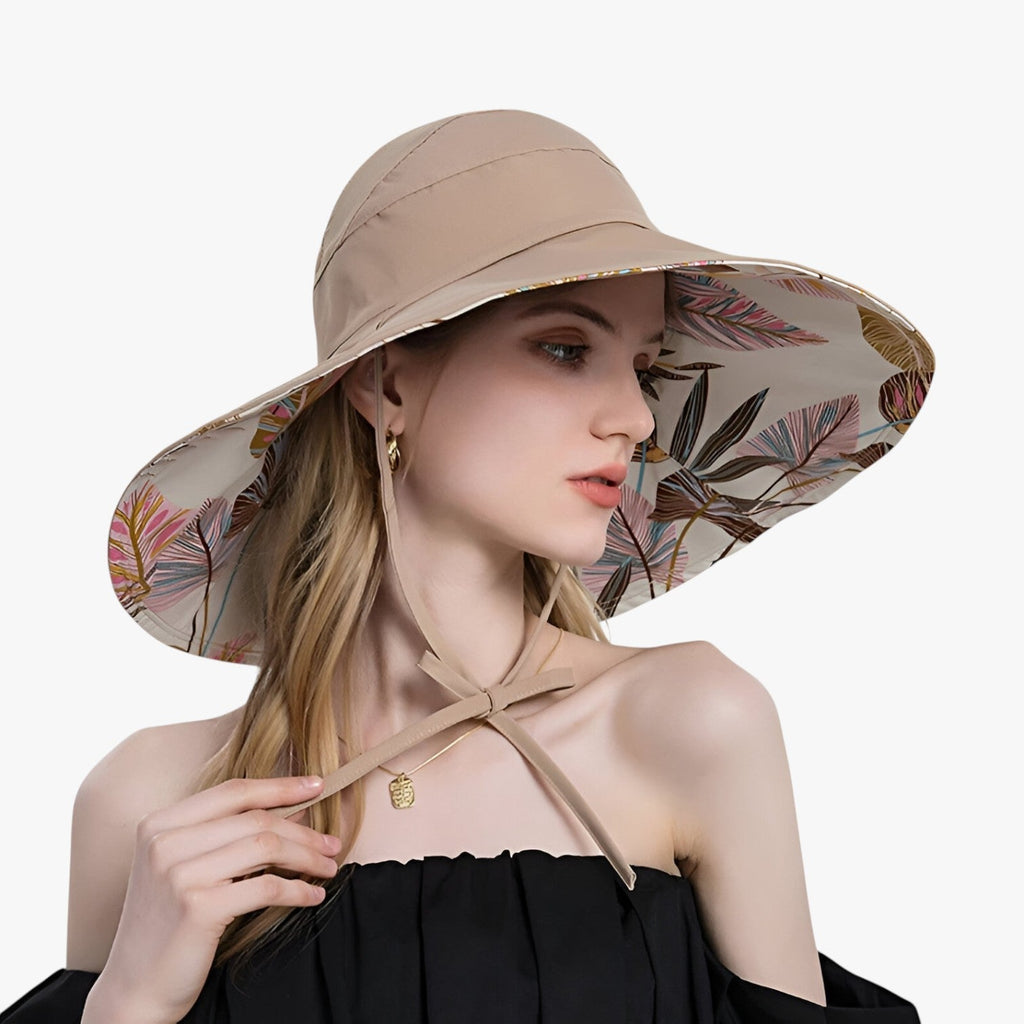 Marjorie | Sommerhut mit breiter Krempe – Ultimativer UV-Schutz im Boho-Look