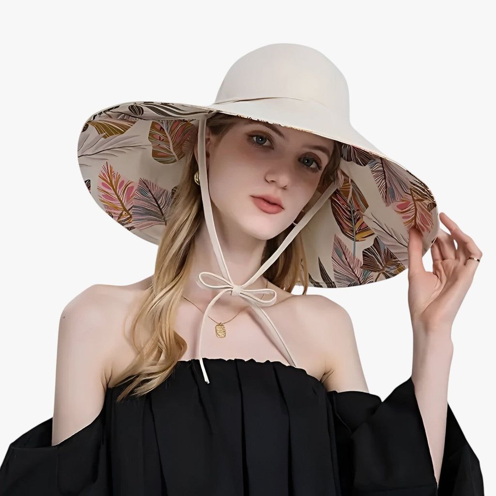 Marjorie | Sommerhut mit breiter Krempe – Ultimativer UV-Schutz im Boho-Look