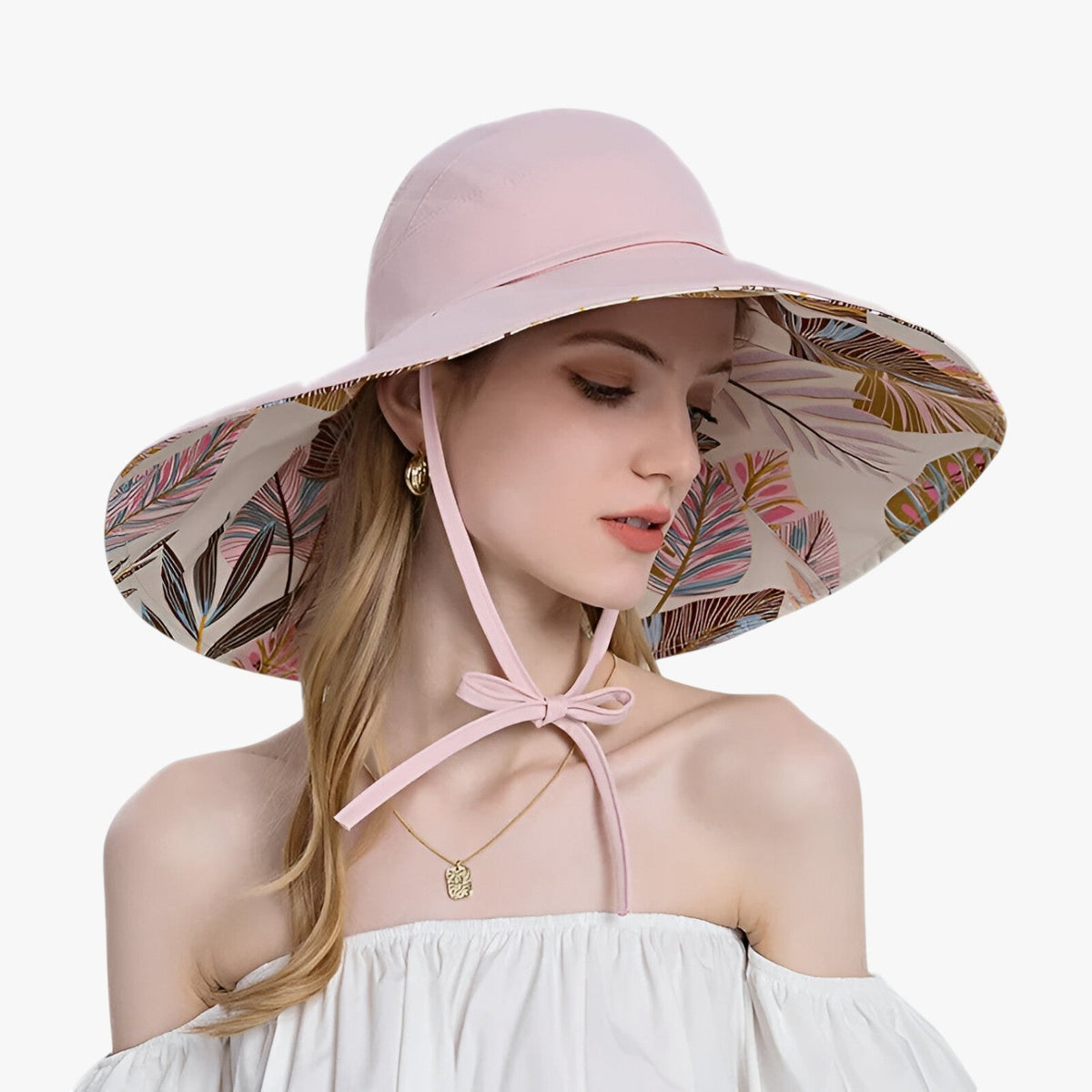 Marjorie | Sommerhut mit breiter Krempe – Ultimativer UV-Schutz im Boho-Look
