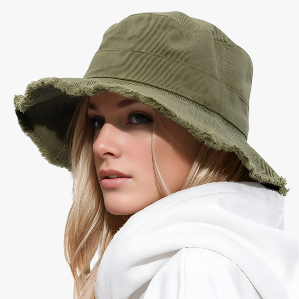 Nadine | Damen Denim Hut - Sonnenschutz, Verstellbar und Perfekt für den Außenbereich