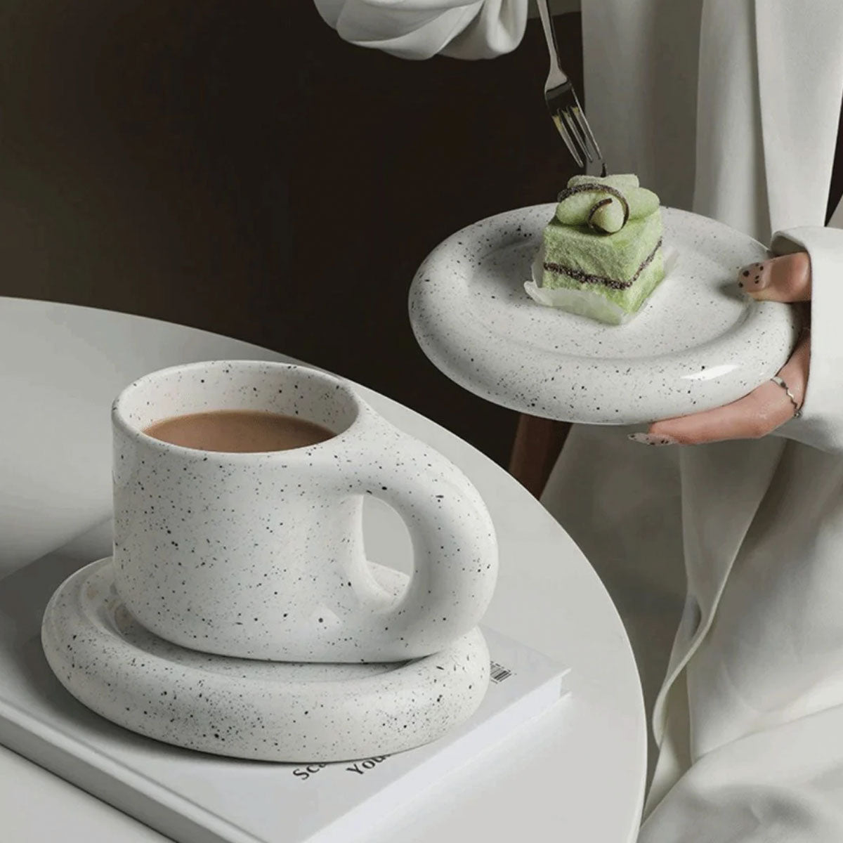 Robuste Keramik Espresso-Tasse | Stilvoll, Langlebig, Perfekt für Espresso