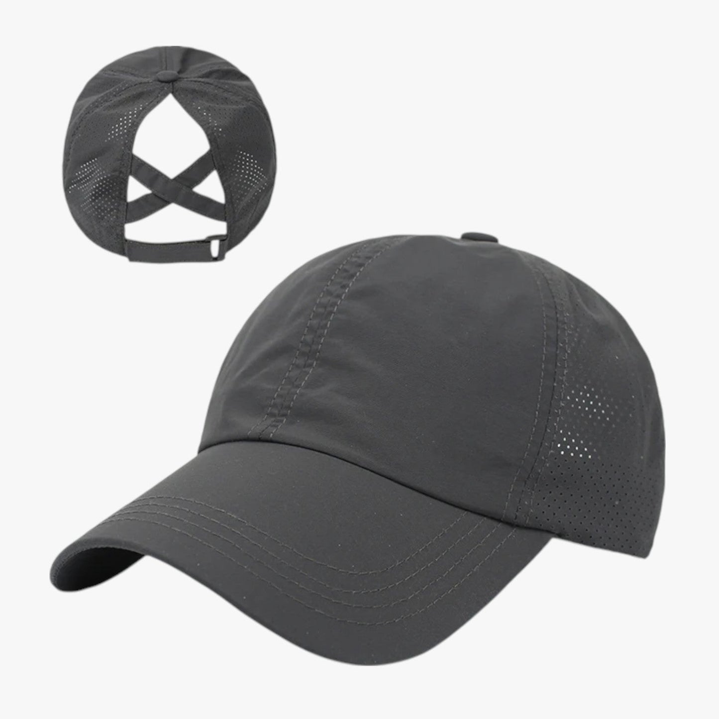 Aliyah | Sportcap für den Sommer mit Pferdeschwanz und atmungsaktivem Netzmaterial