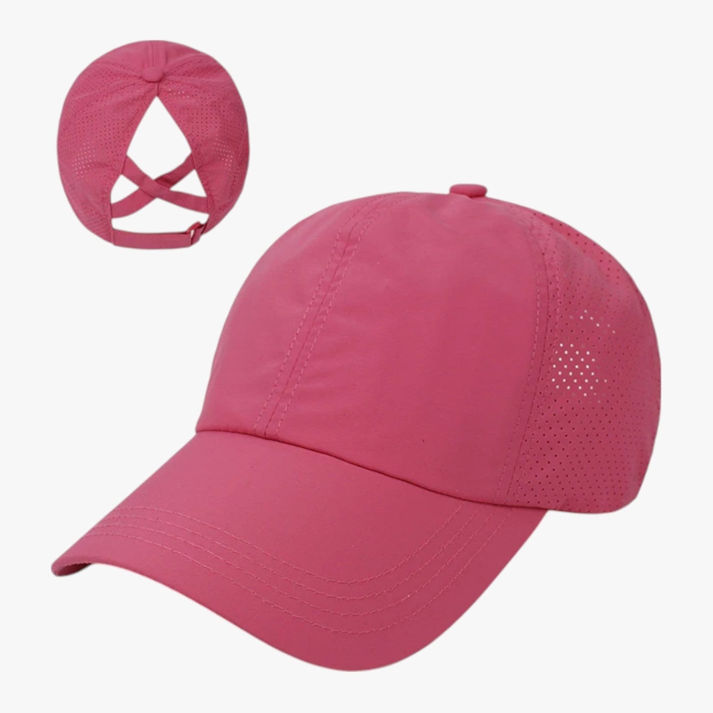 Aliyah | Sportcap für den Sommer mit Pferdeschwanz und atmungsaktivem Netzmaterial