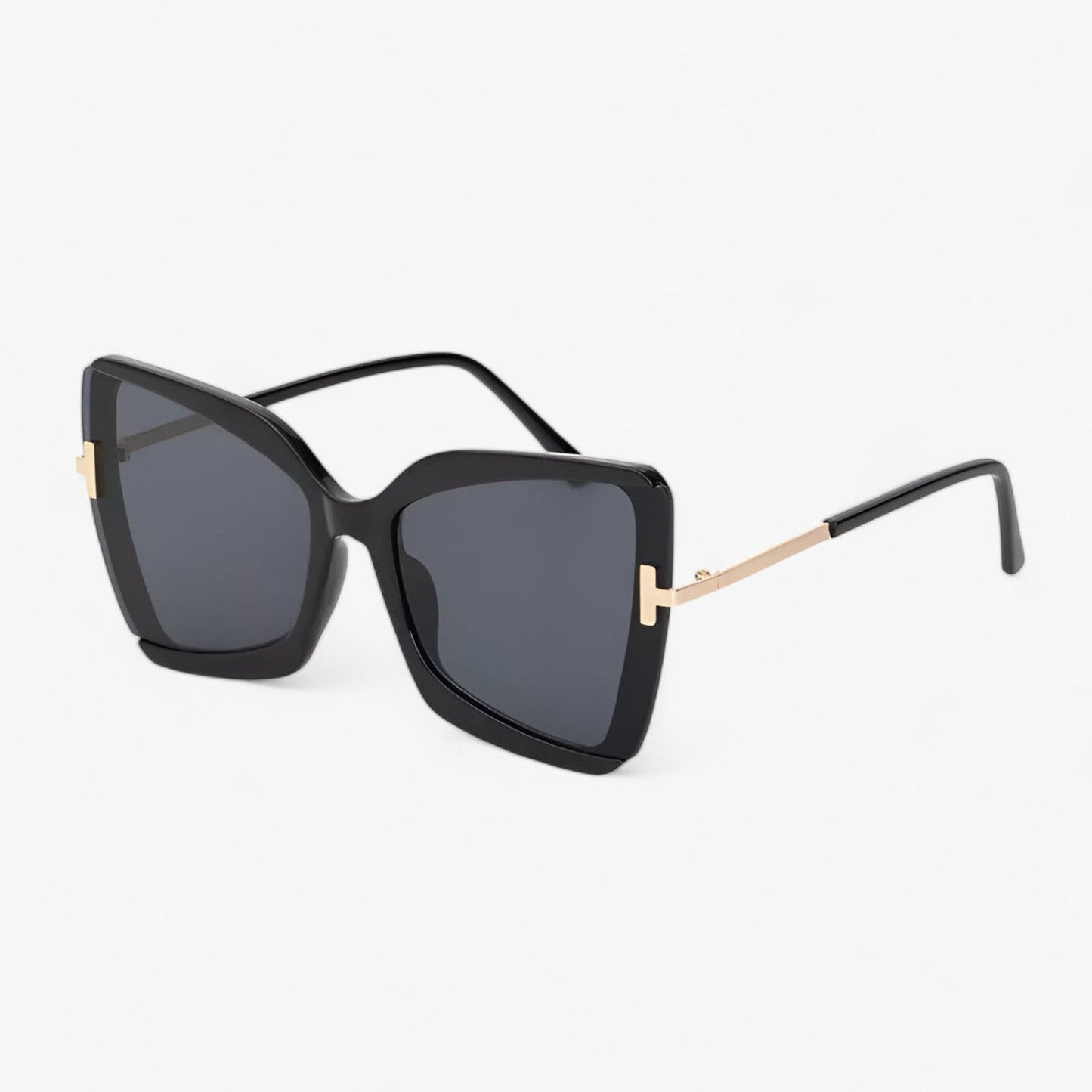 Andrea | Katteøje Sonnenbrille mit T-Beslag - gewagte Stil, lebendige Farben