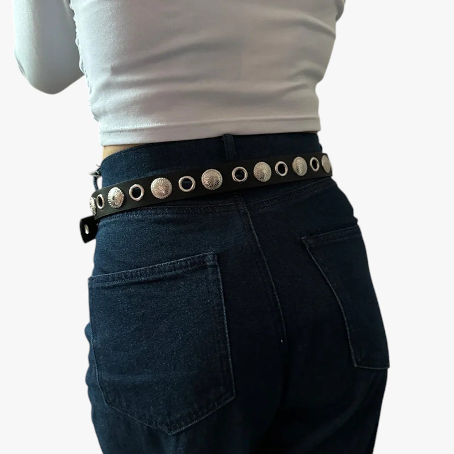 Belen | Punk-Lederarmband mit Schnallen Unisex