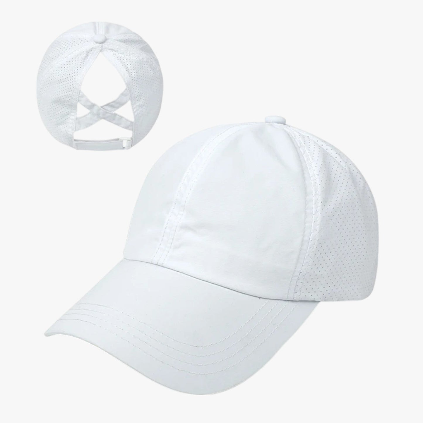 Aliyah | Sportcap für den Sommer mit Pferdeschwanz und atmungsaktivem Netzmaterial