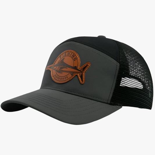 Caden | Stilvoll – Sommer-Trucker-Cap mit Mesh und Lederlabel