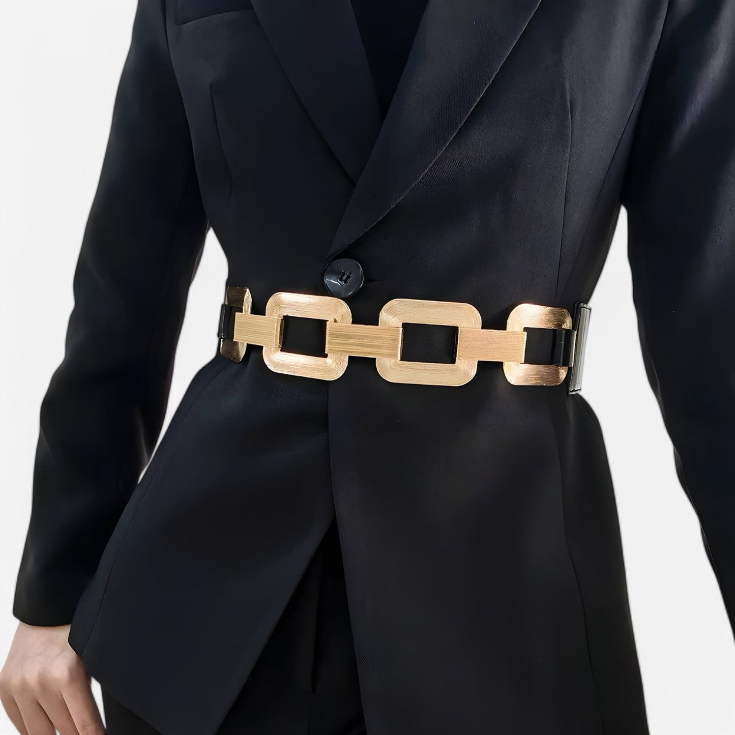 Breanna | Eleganter Metallkette Taillengürtel für eine Perfekte Passform