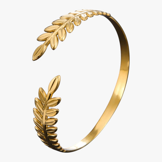 Adele | Gyldent Boho Armband mit Lorbeerblatt – Klassische Eleganz, die inspiriert
