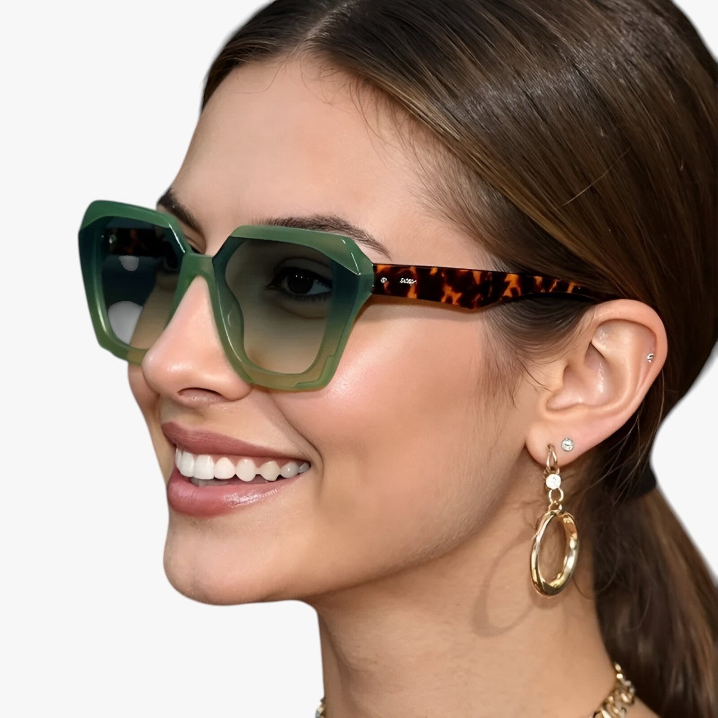 Valerie | Damen Sonnenbrille mit quadratischen Verlaufsgläsern