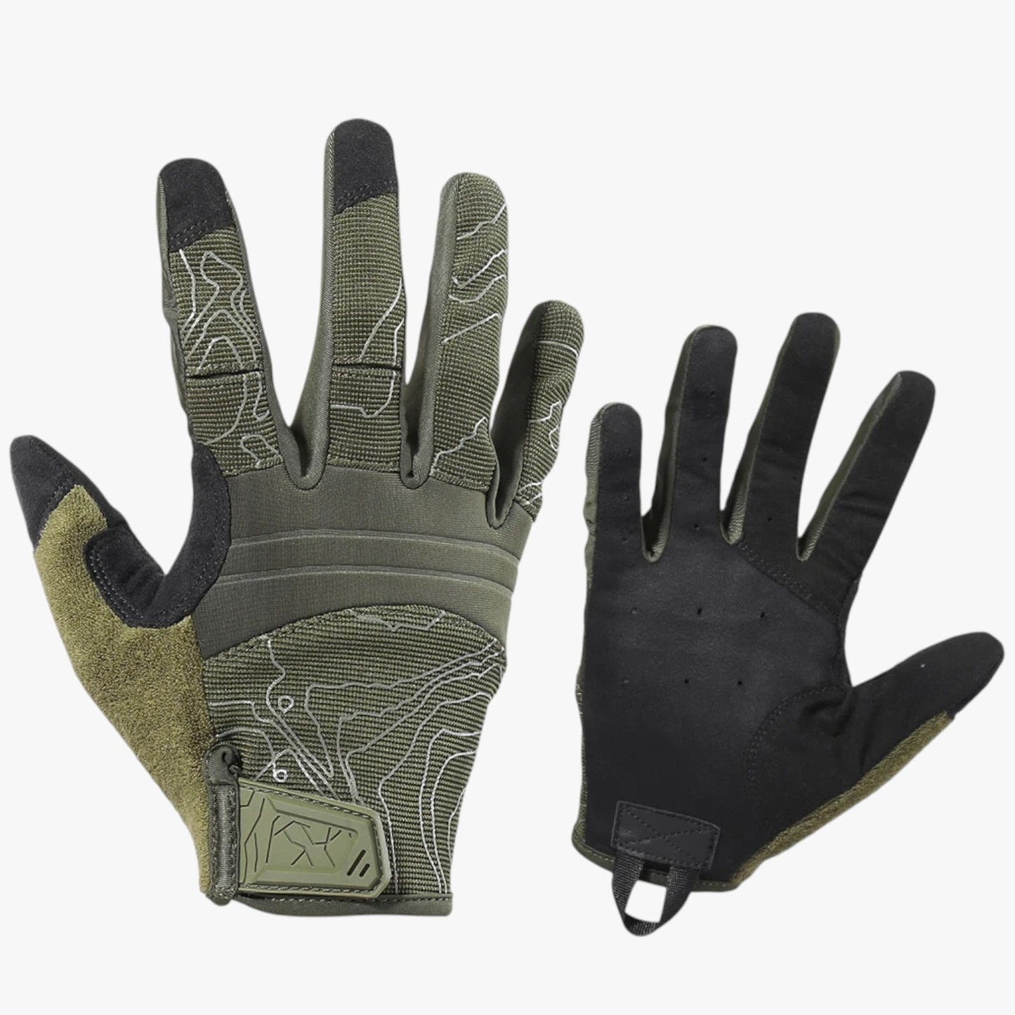 Troy | Atmungsaktive fingerlose Touchscreen-Taktikhandschuhe
