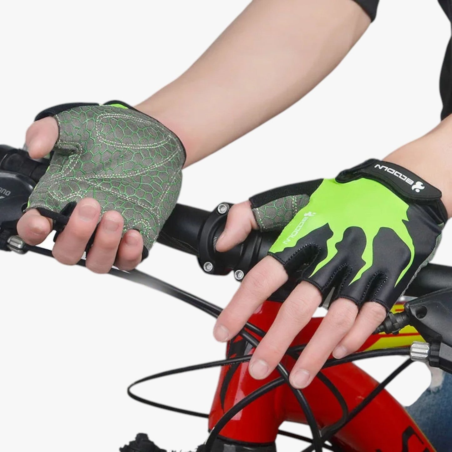 Alonzo | Sommerhandschuhe mit Rutschfestigkeit und Atmungsaktivität für Fitness und Radfahren