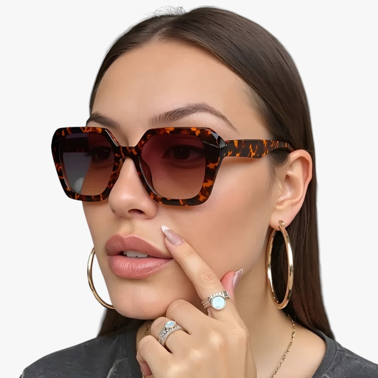Valerie | Damen Sonnenbrille mit quadratischen Verlaufsgläsern
